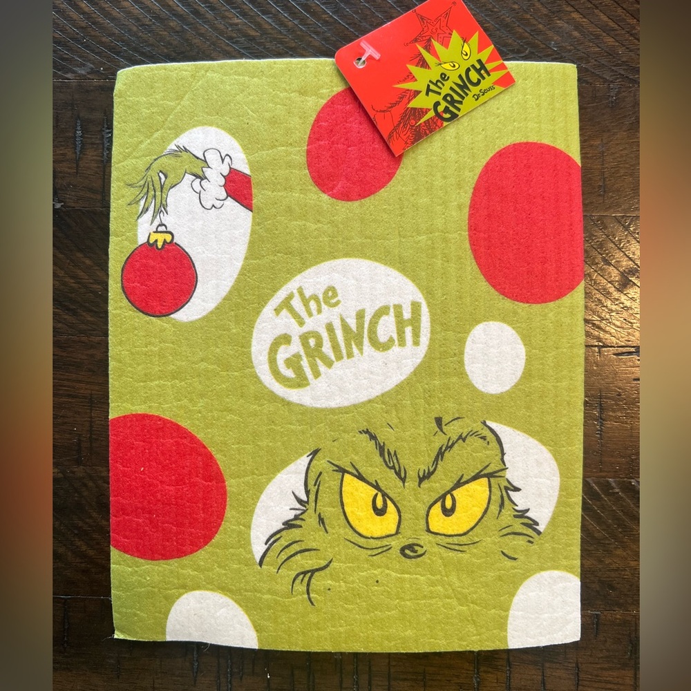 The Grinch Holiday Sponge Cloth